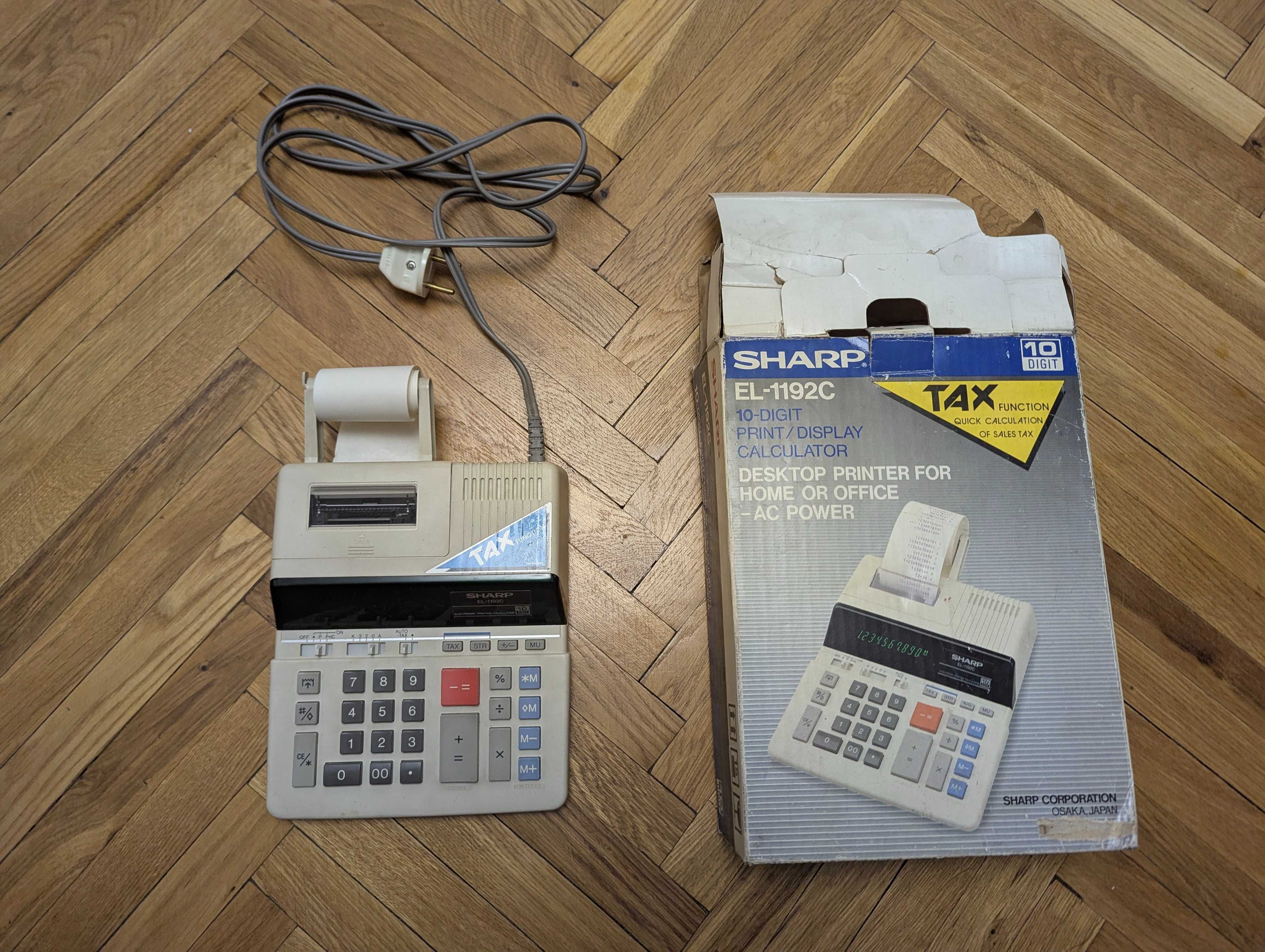 Sharp EL-1192c Электронный калькулятор с возможностью считать налоги