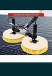 Sistem spalat panouri fotovoltaice solare spalat geamuri perie rotati