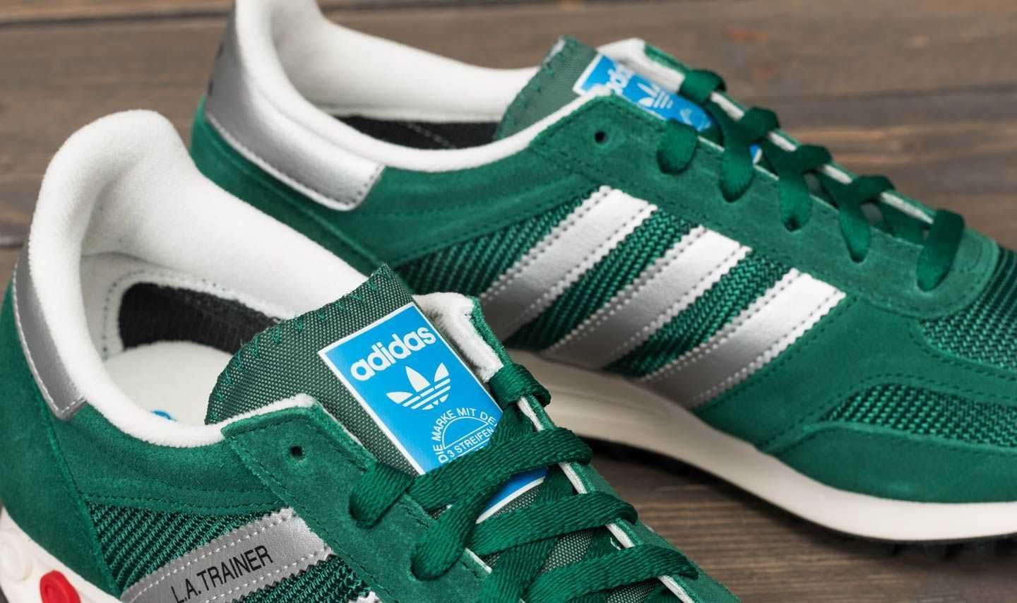 Adidasi Adidas L.A trainer Og Collegiate green 100% originali -41