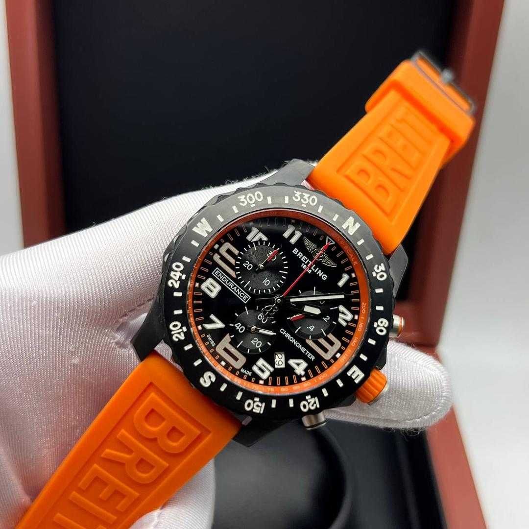 Кварцов мъжки часовник Breitling Endurance Pro ORANGE