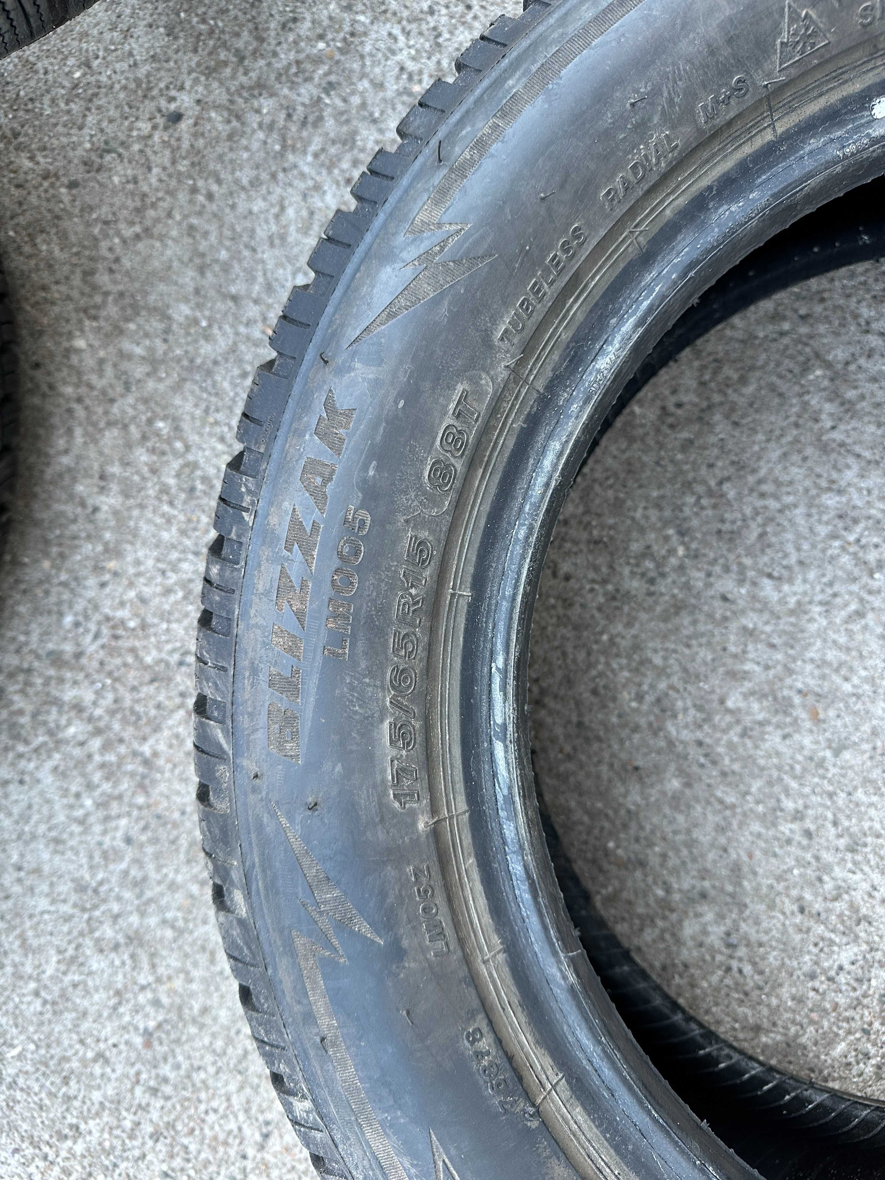 4бр. зимни гуми 175/65/15 Bridgestone Blizzak LM005