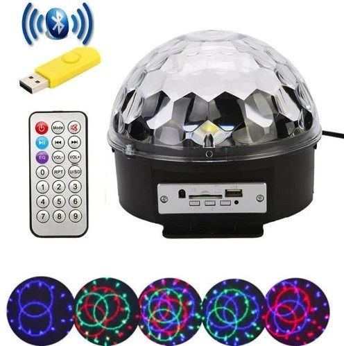 Светодиодная система диско шар CRYSTAL MAGIC
BALL LIGHT с пультом ДУ