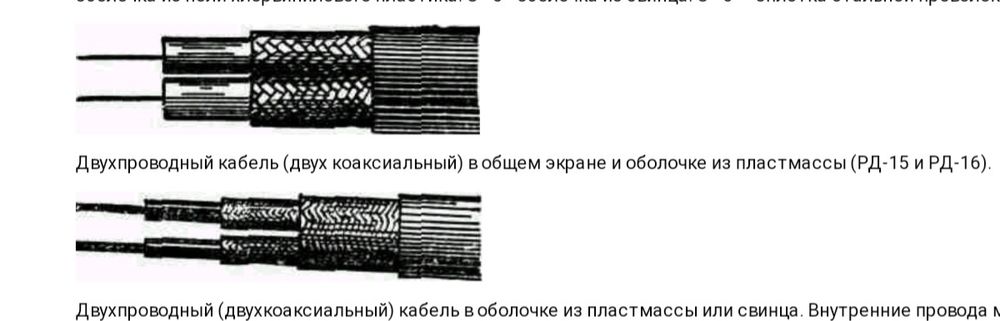 Высокочастотный радиокабель рд14,рд17