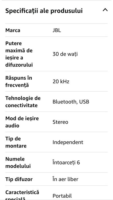 JBL Flip 6 Original, Bluetooth, PartyBoost, IP67, USB C, sigilat!