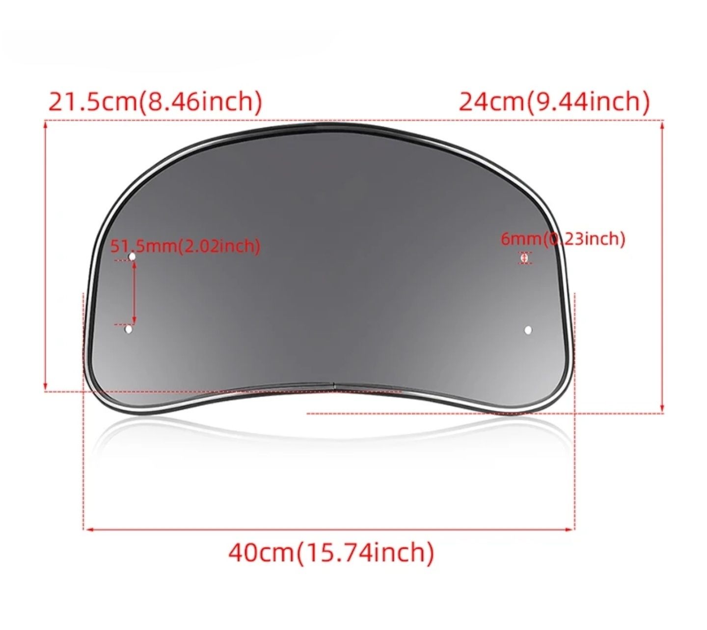 Parbriz scuter moto universal deflector vânt retro