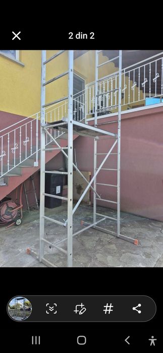 Închiriez popi metalici Teuri Betonieră 180 l generator și schelă alum