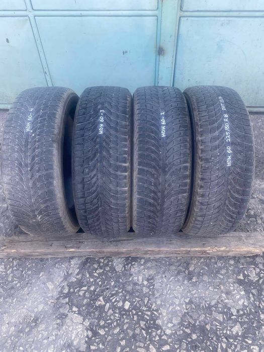 4 броя зимни гуми Michelin 225/60 R18 Dot 1317 ном 60