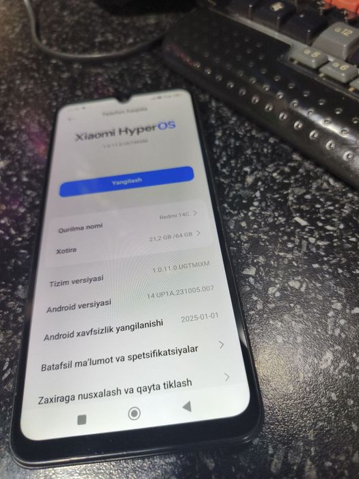 redmi 14c 64gb karobka yuq