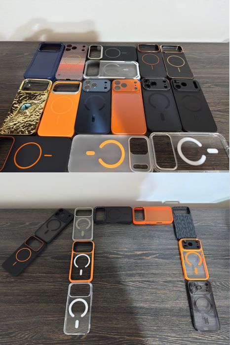 Husa MagSafe iPhone 17 Pro / 17 Pro Max Cosmic Orange