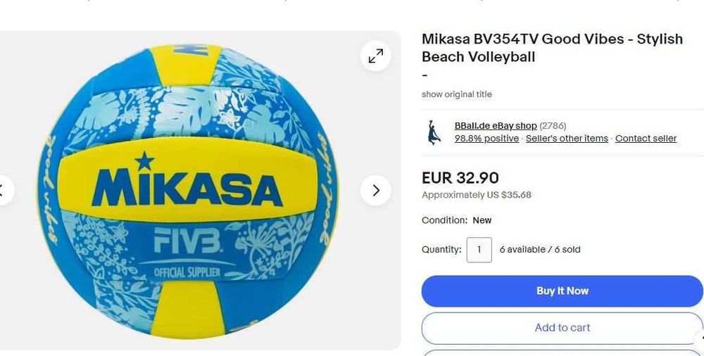 Minge de Volei MIKASA, Originala - NOUA!!!