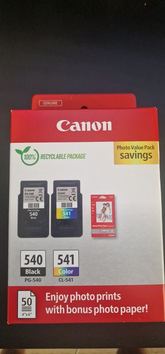 Pachet Cartuse Inkjet Canon PG-540 / CL-541 prețul pe bucata