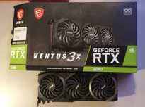 Видеокарта MSI RTX 3080 VENTUS 3X PLUS 10G OC. Почти что новая.
