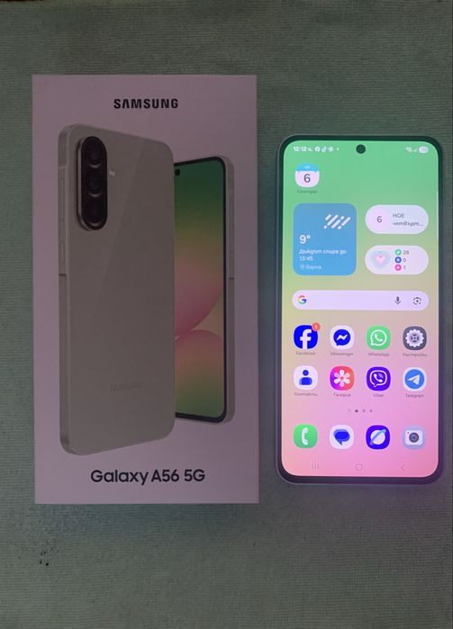 Samsung Galaxy A56 5G 128GB 8RAM Graphite / Olive 2г. Гаранция!