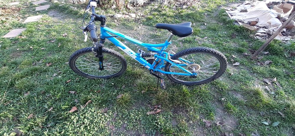 DHS Bicicleta Copii Turbo - 24 Inch, Albastru