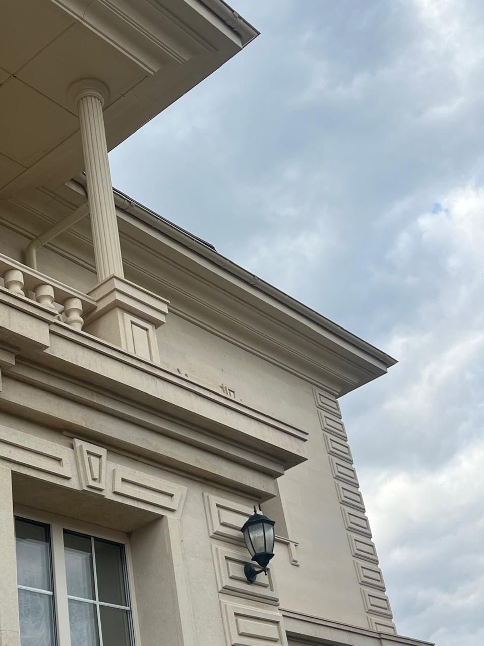 Фасадные работы травертина, гранита,мрамора и лаймстоуна