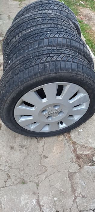 Jante Opel 185/55 R15 cu Anvelope de Iarna