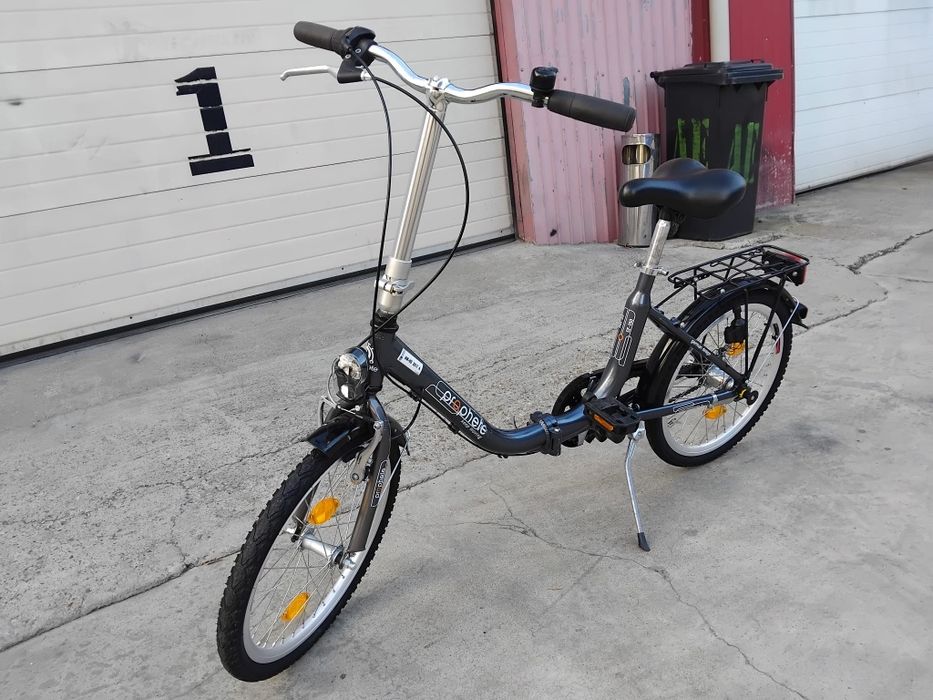 Vând bicicleta pliabila din aluminiu