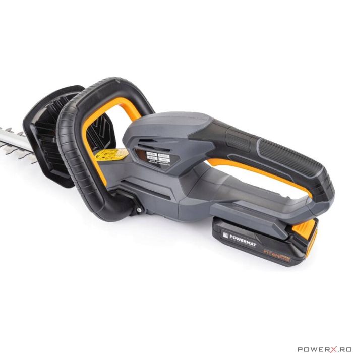 Foarfeca trimmer gard viu 45 cm cu acumulator, Powermat