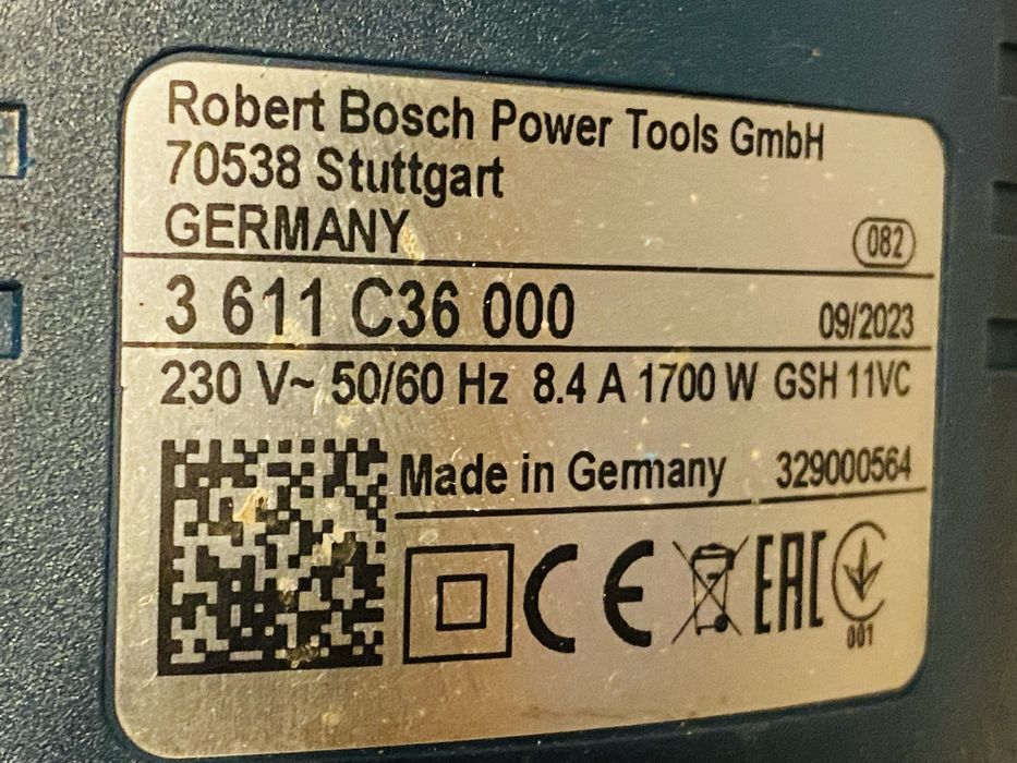 Bosch rotopercutor GSH 11VC