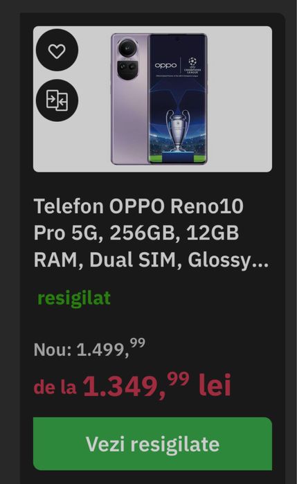 Telefon oppo reno 10 pro