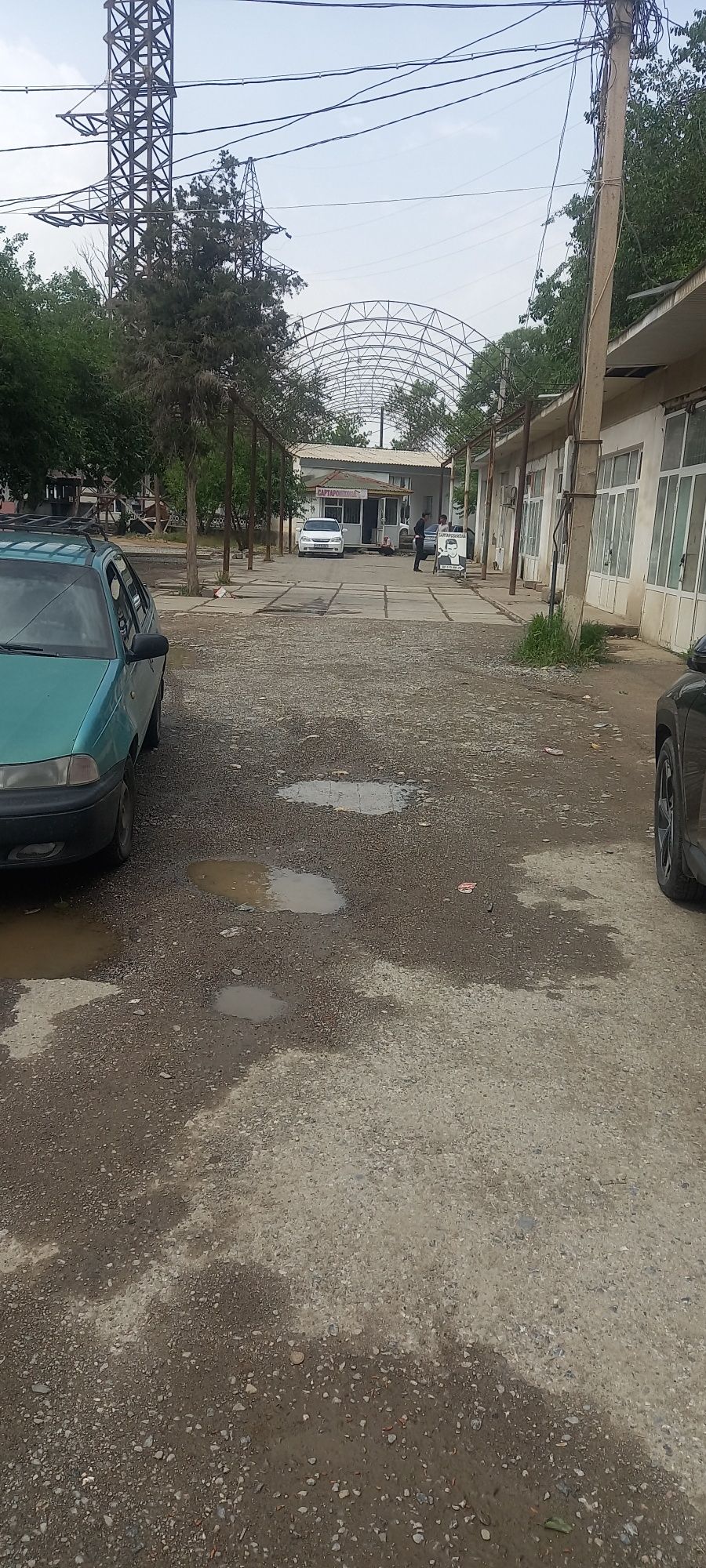Кук бозор атрофида гуллар павилиони