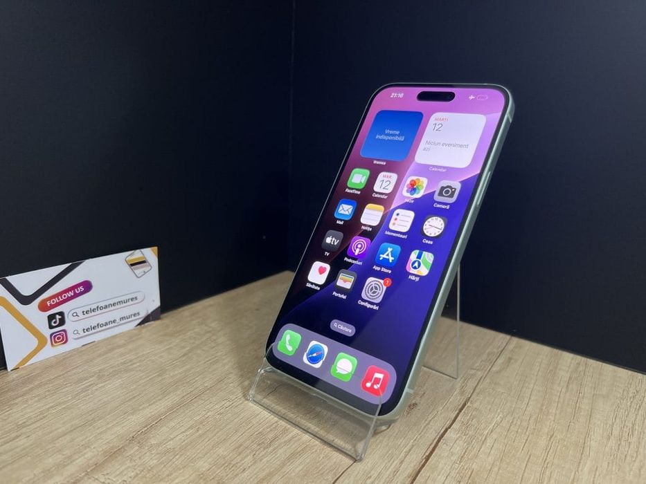 iPhone 15 Plus 128Gb Green 3 ani garanție, Telefoane Mureș
