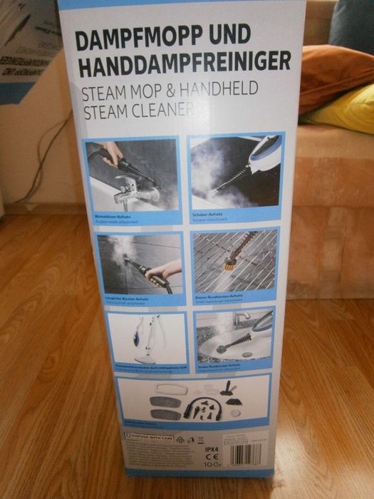 Уред за почистване с пара 2 в 1