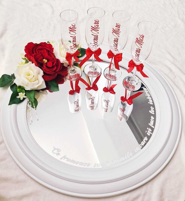 Set personalizat moț/turtă ;Set personalizat gătitul miresei/mirelui