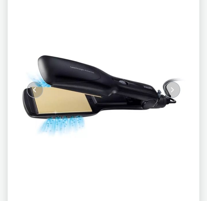 Преса за коса с йонна технология срещу наелектризиране на косата