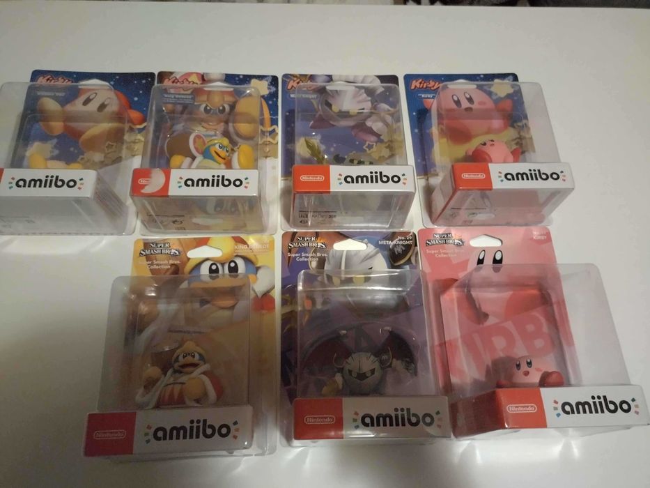 Nintendo Amiibo - Kirby , Meta Knight , King Dee Dee Dee , Waddle Dee