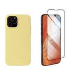Husa Dust Inside Fin+Folie Sticla Curbata Iphone 13/14/15/PRO/MAX/MINI