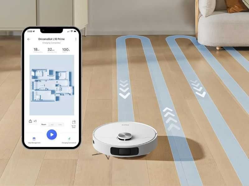 Робот Прахосмукачка с Моп и Автоматично Почистване Dreame L10 Prime