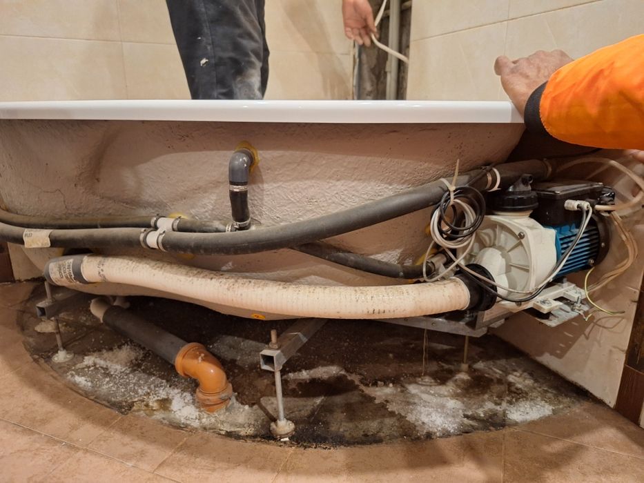 Вана/джакузи ъглова работеща