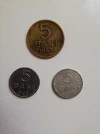 Monede vechi 5 BANI 1953/1966/1975