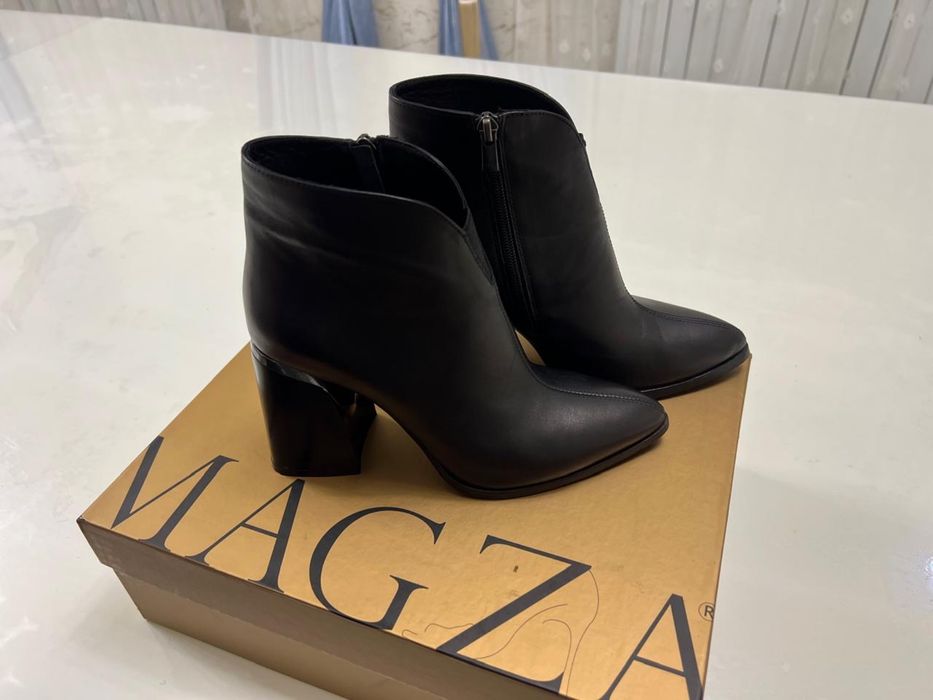 Magza фирма кожанный полуботинки