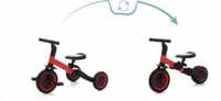 Tricicleta transformabila in bicicleta, Red&Black, Fillikid