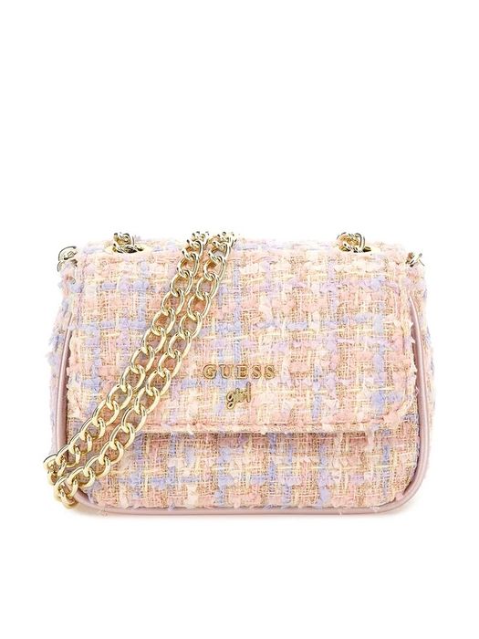 Розова чанта букле Guess girl