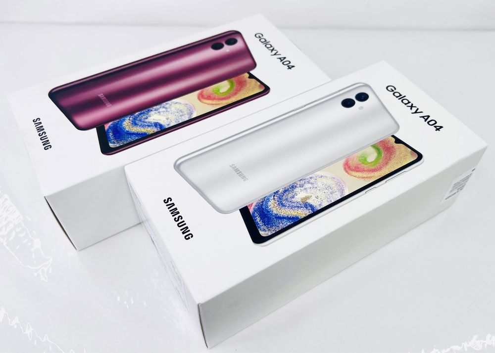 НОВ! Samsung Galaxy A04 32GB 3RAM Copper / White 2г. Гаранция!