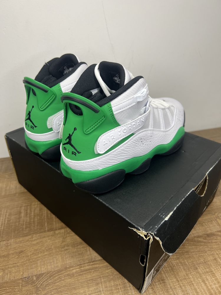 Jordan 6 Rings Green - чисто нови 42.5 eu