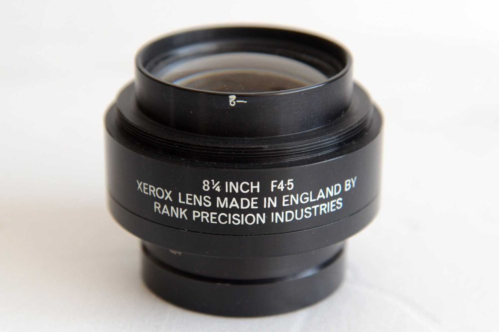 Объектив Xerox 8 1/4 inch lens f:4.5      210 мм    f/ 4.5