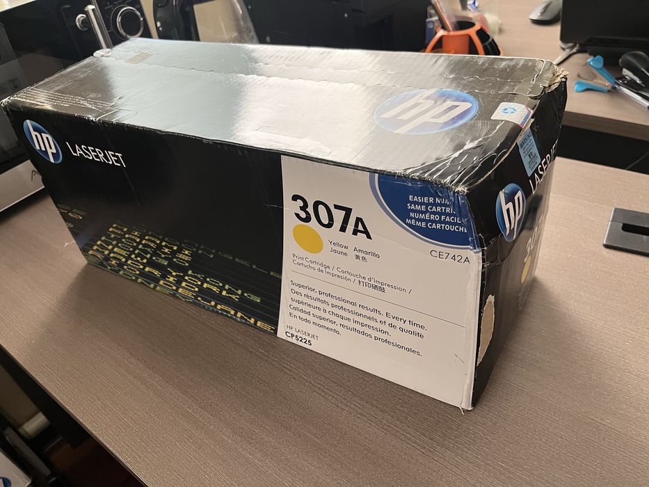 Картридж HP № 307A черный, желтый, пурпурный