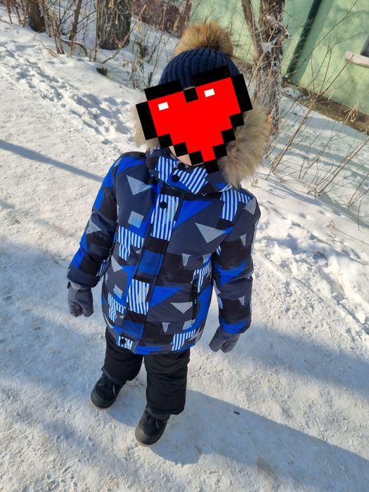 Зимний костюм  на мальчика  размер 98