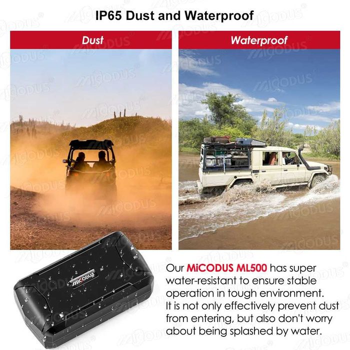 Беспроводной GPS трекер Micodus для автомобиля и.т.д — контроль 24/7!