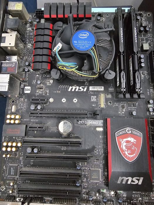 Vând kit i5 4460+16GB Ram ddr3+MSI Z97 GAMING 3+SURSA