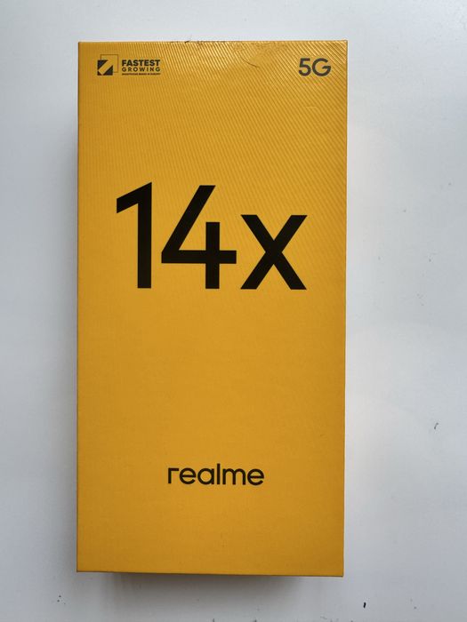 Мобилен телефон Realme 14x, 6 GB RAM, 128 GB, 5G, въглеродно черно