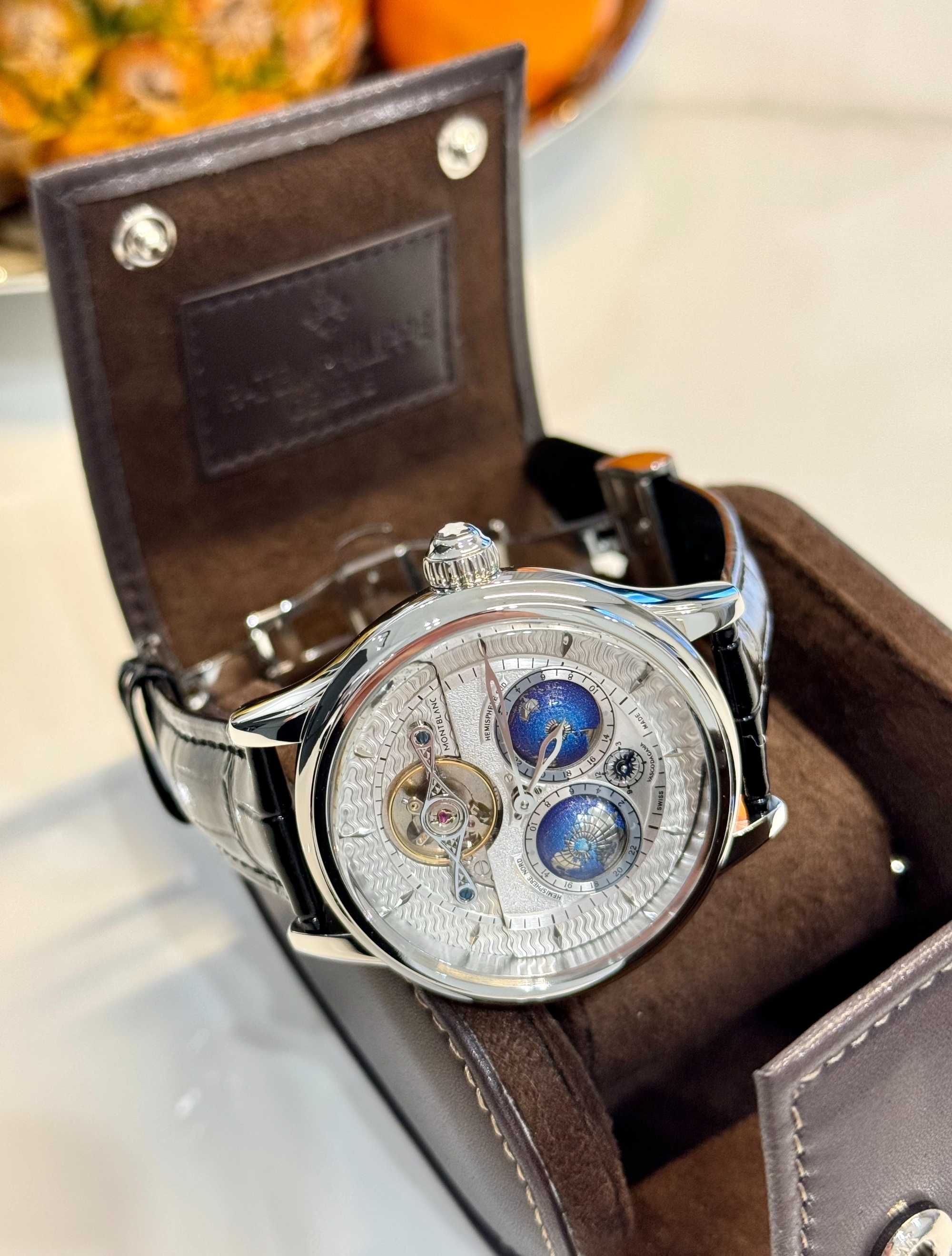 montblanc tourbillion сребро