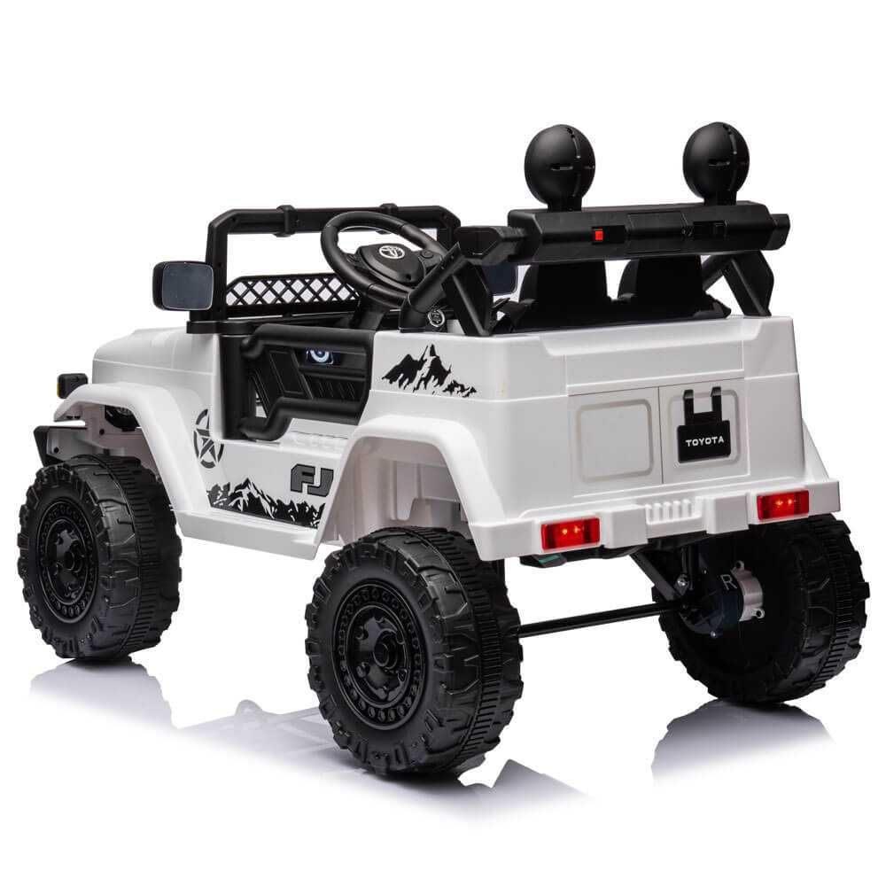 Masinuta electrica Toyota FJ Cruiser, alba , Noua