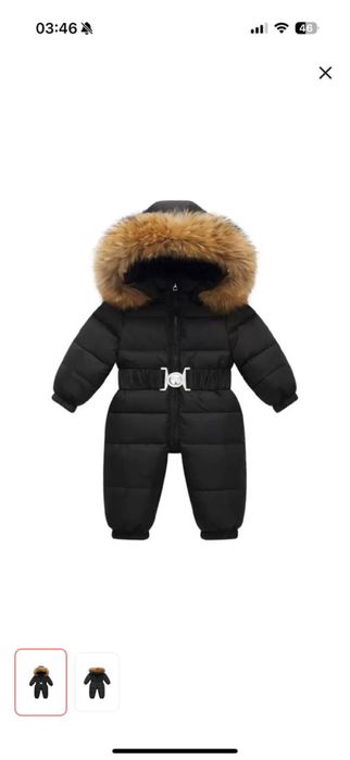 детский комбинезон зимний