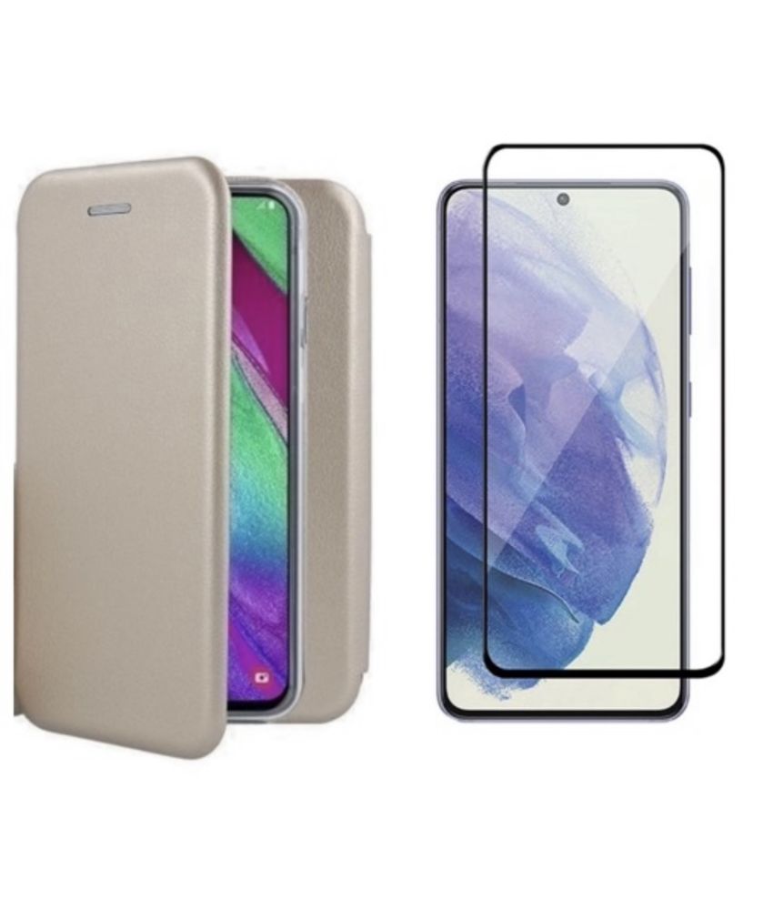 Husa Flip Cover Piele + Folie Sticla Cover Samsung A13/A23/A33/A24/A25