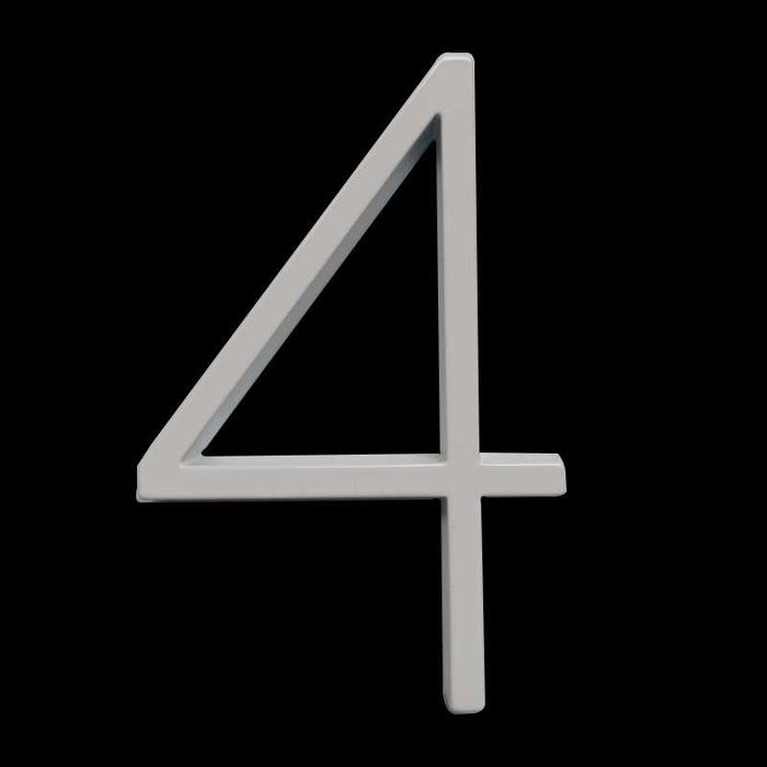 Numere metalice, zing casa, usa, gard, efect de plutire, 3D, moderne